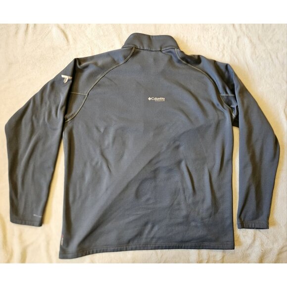 Columbia Titanium Men's Gray Long Sleeve 1/4 Zip Polartec Amni-Wick Sweater XXL - Picture 6 of 15